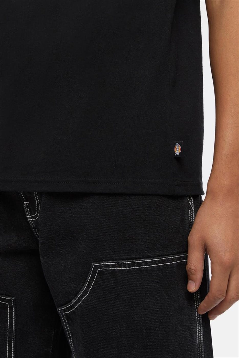 Dickies - Zwarte Clancy Heavyweight T-shirt