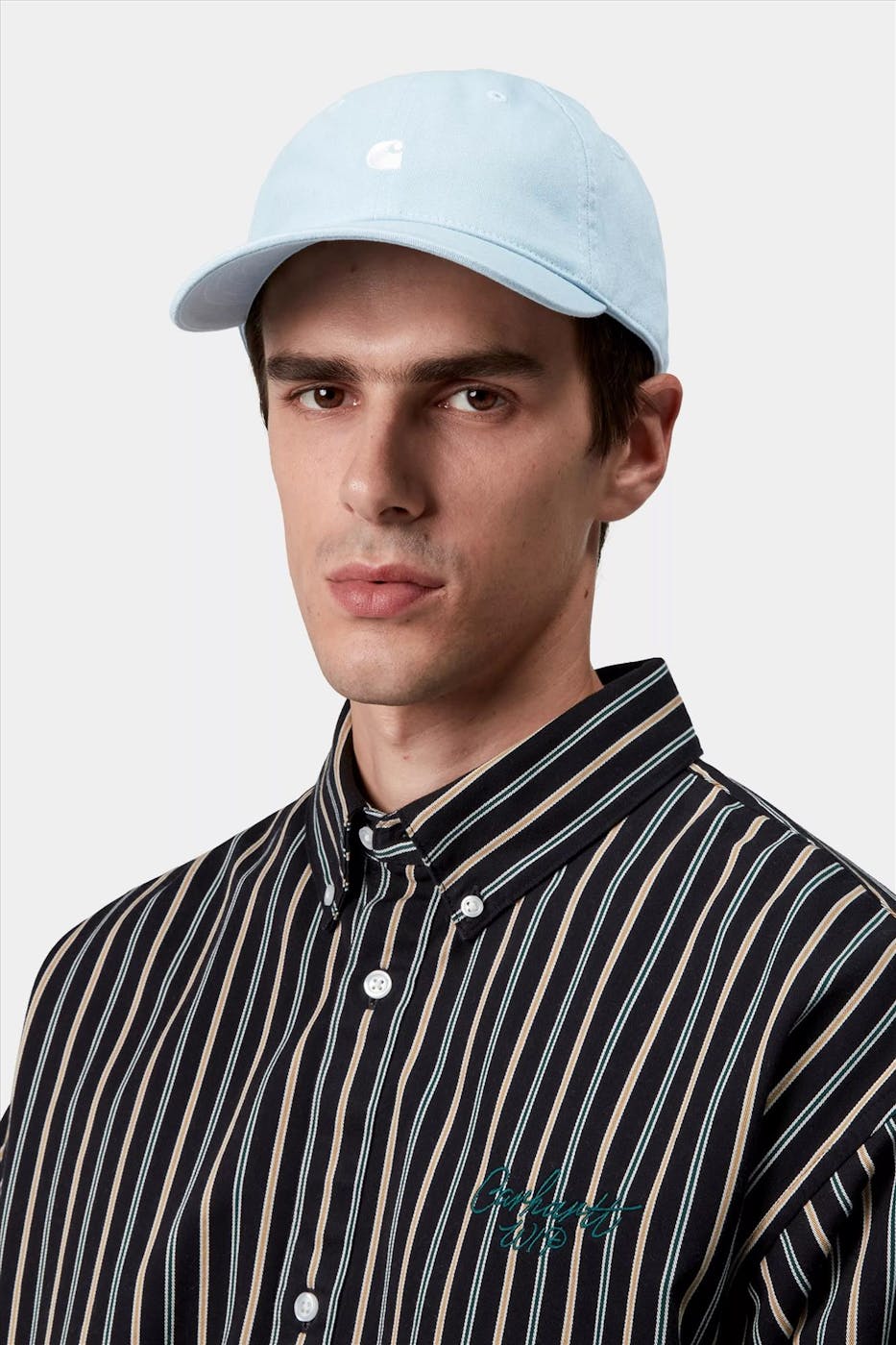 Carhartt WIP - Lichtblauwe Madison Logo pet