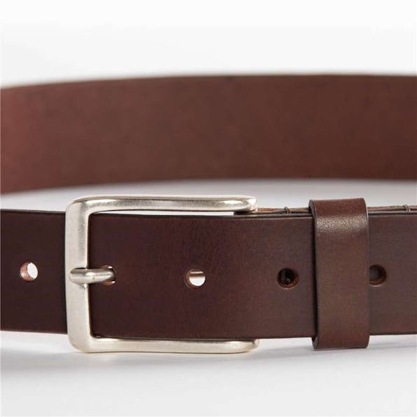 Vano - Bruine lederen riem