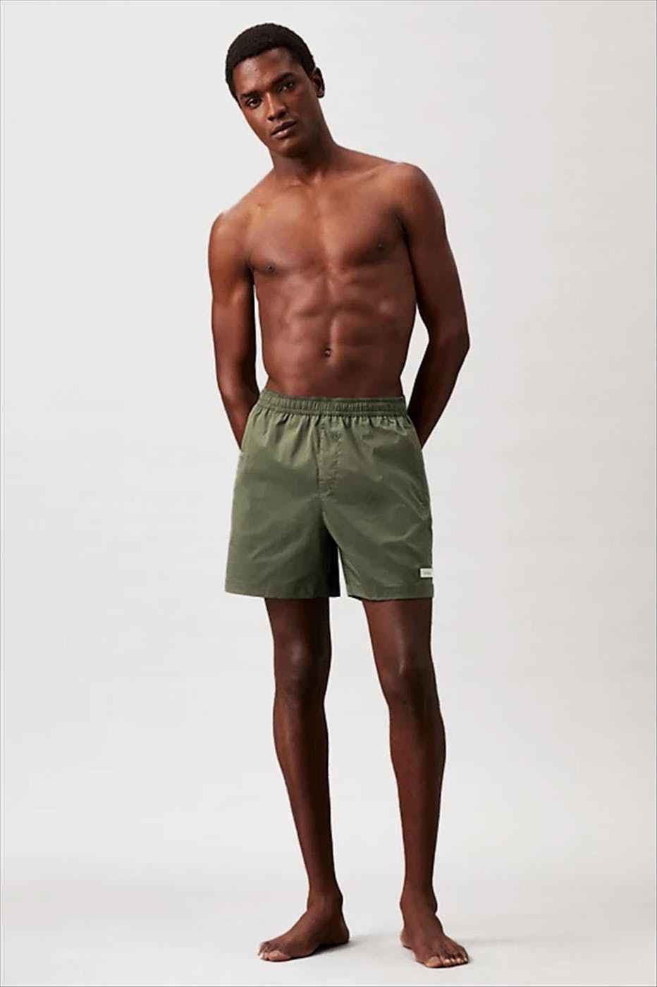 Calvin Klein Underwear - Kaki Trekkoord zwemshort