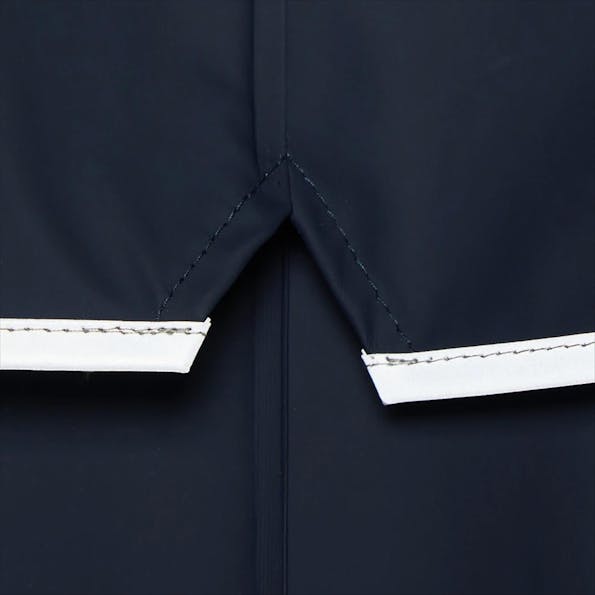 RAINS - Donkerblauwe Long Jacket Reflective regenjas