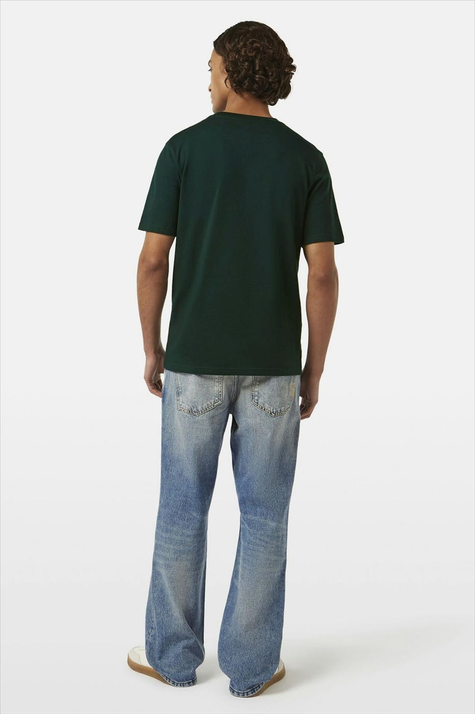 Scotch & Soda - Donkergroene Icon Logo T-shirt