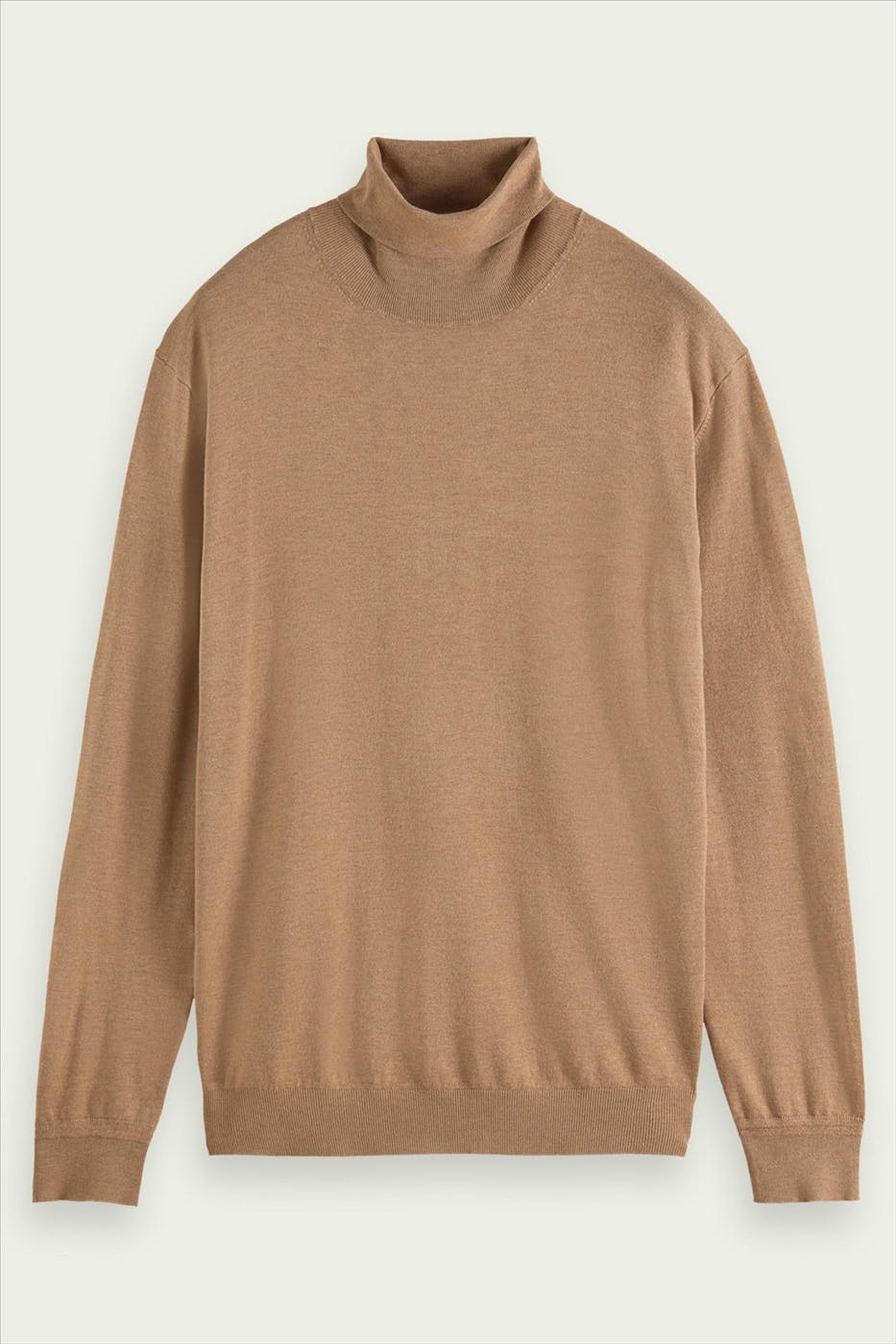 Scotch & Soda - Beige Klassieke coltrui