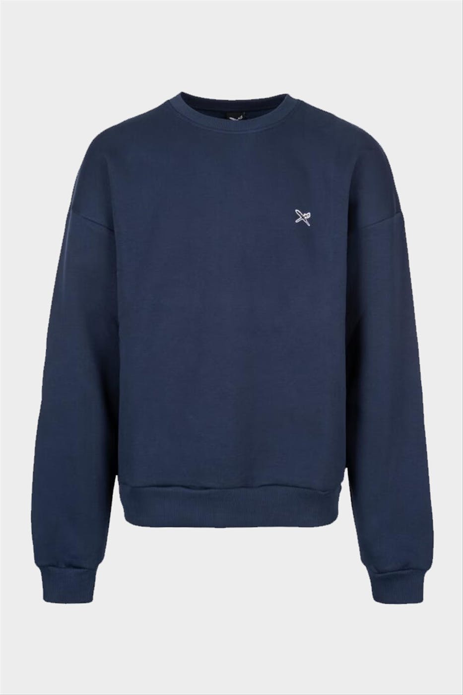 Iriedaily - Donkerblauwe Flagloose sweater