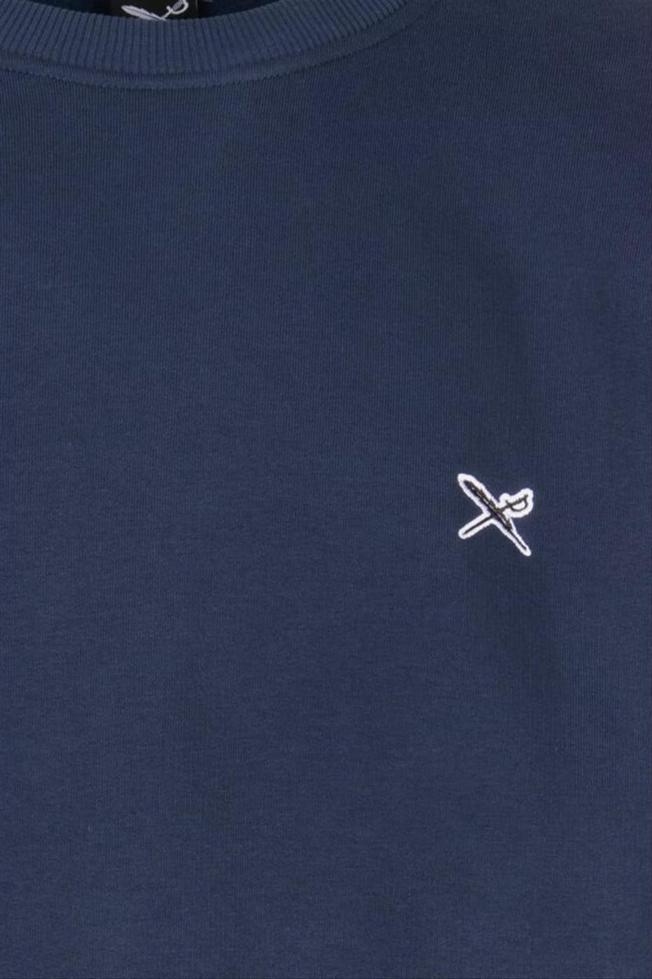 Iriedaily - Donkerblauwe Flagloose sweater