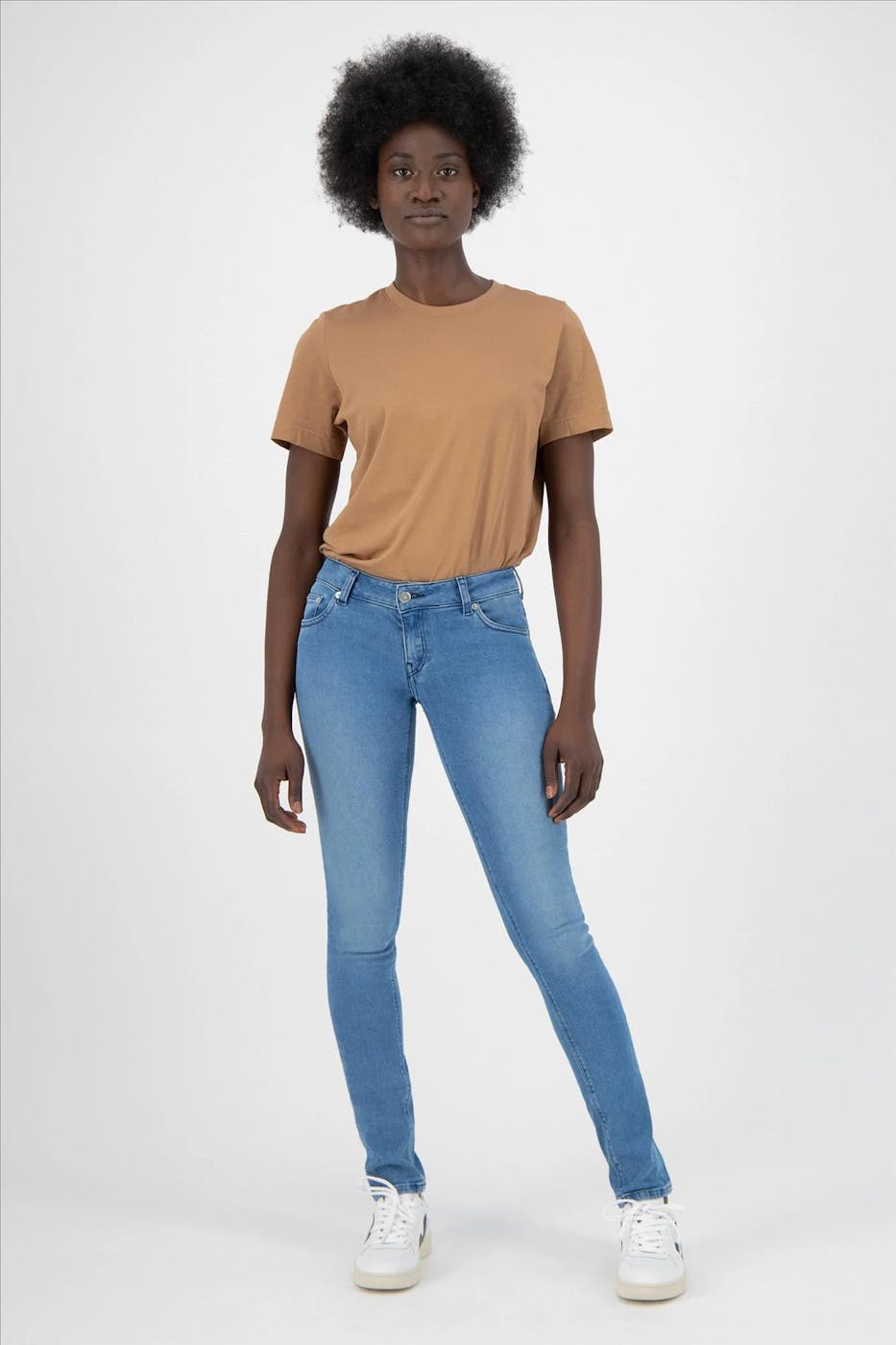MUD jeans - Blauwe Skinny Lilly jeans