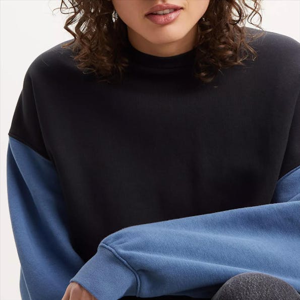Levi's - Zwart-blauwe Oversized sweater
