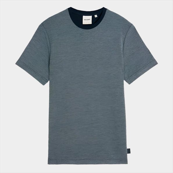 Lyle & Scott - Donkerblauwe Two Tone T-shirt
