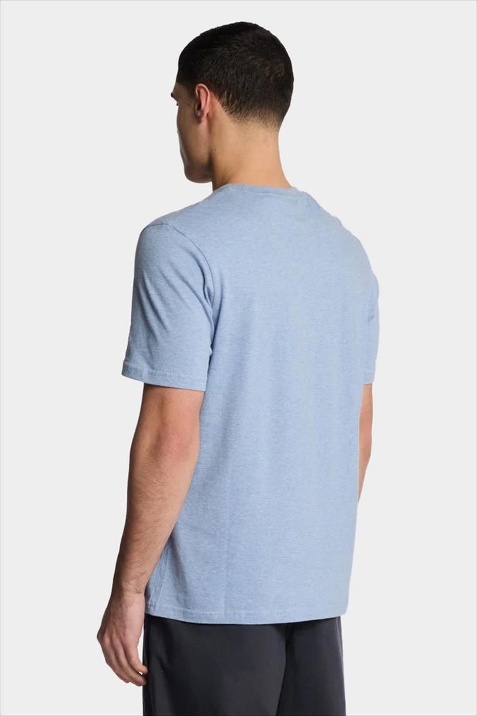 Lyle & Scott - Lichtblauwe Heather T-shirt