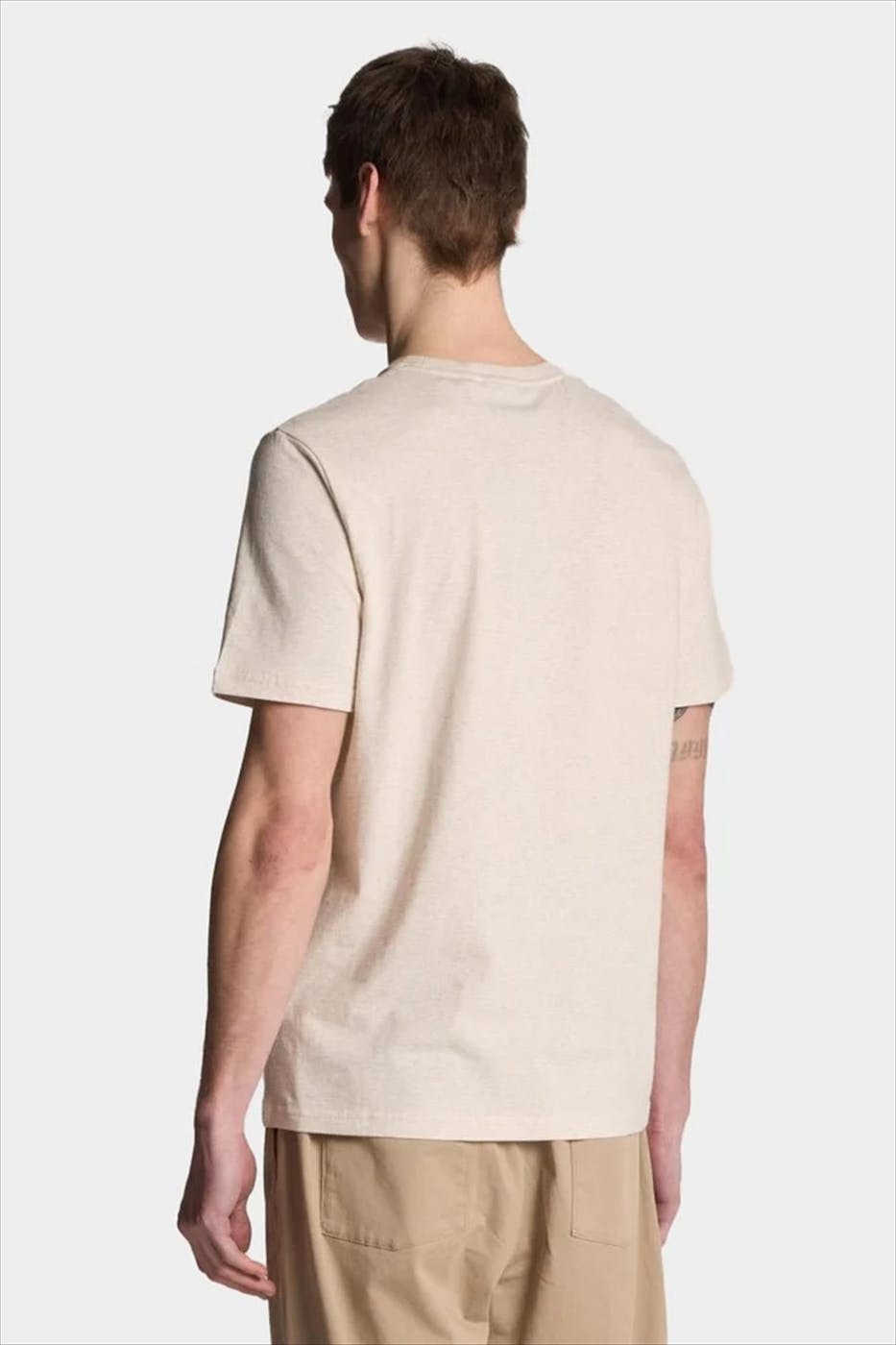 Lyle & Scott - Ecru Heather T-shirt