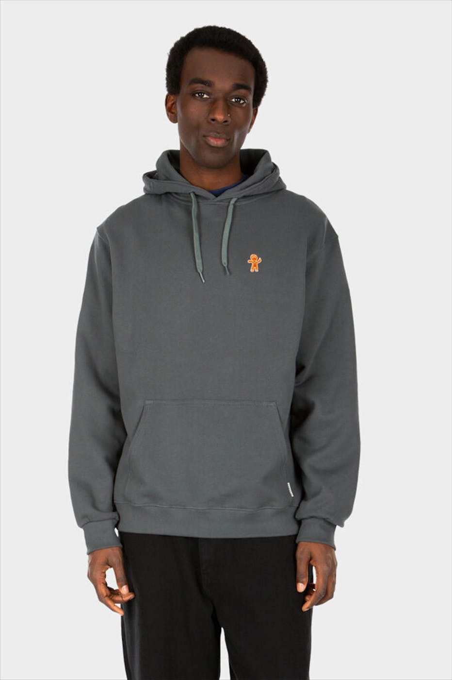 Iriedaily - Donkergroene Cookieman hoodie
