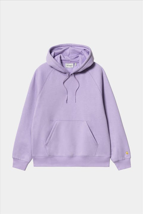 Carhartt WIP - Lichtpaarse Hooded Chase sweater