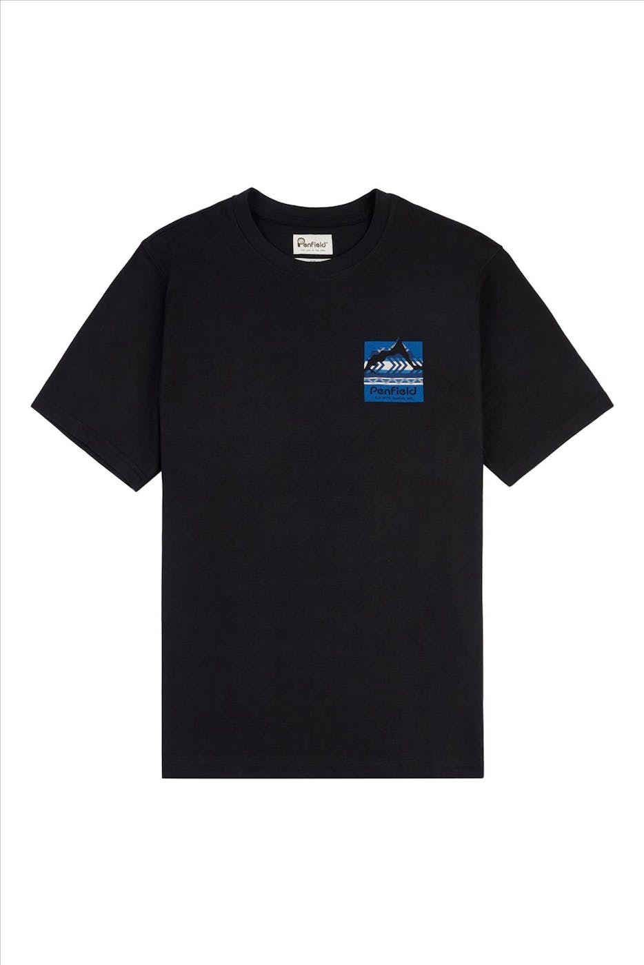 Penfield - Zwarte Moutain Graphic T-shirt