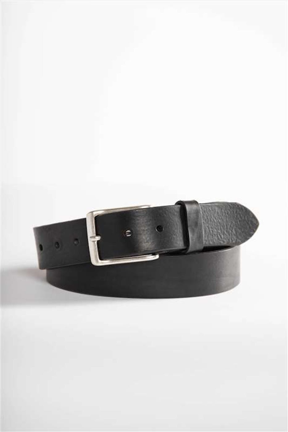 Vano - Zwarte lederen riem