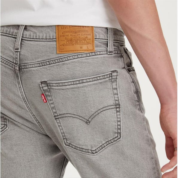 Levi's - Lichtgrijze 502 Taper jeans