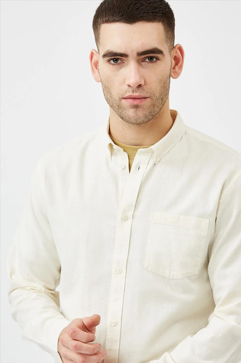 Minimum - Ecru Jay hemd