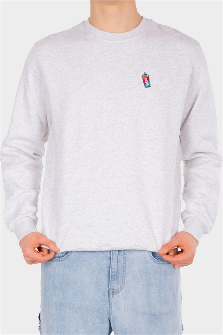 Iriedaily - Lichtgrijze Minican sweater