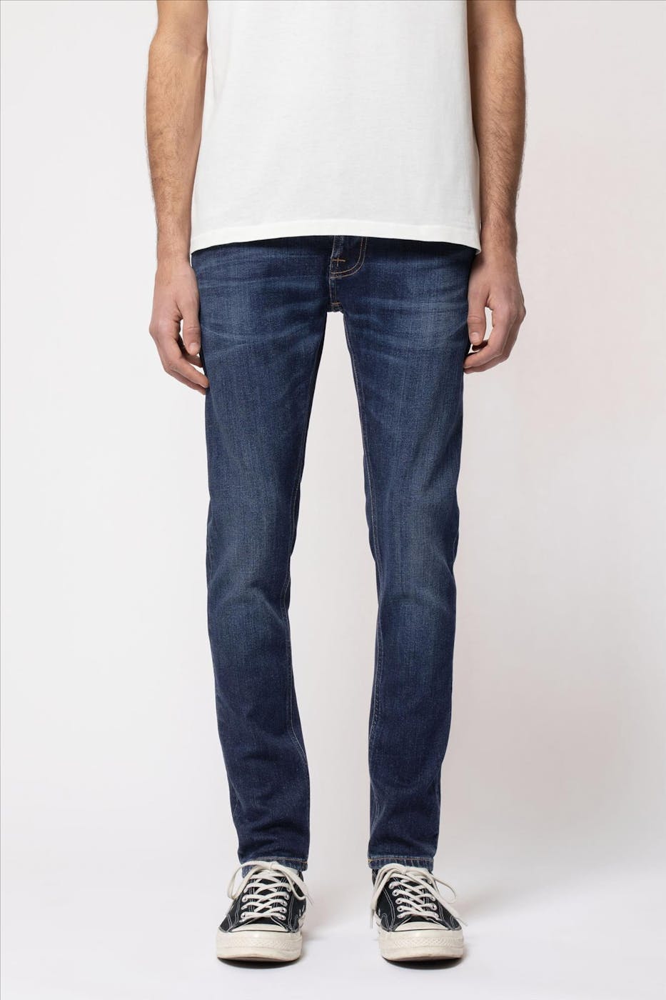 Nudie Jeans Co. - Donkerblauwe Tight Terry Jeans