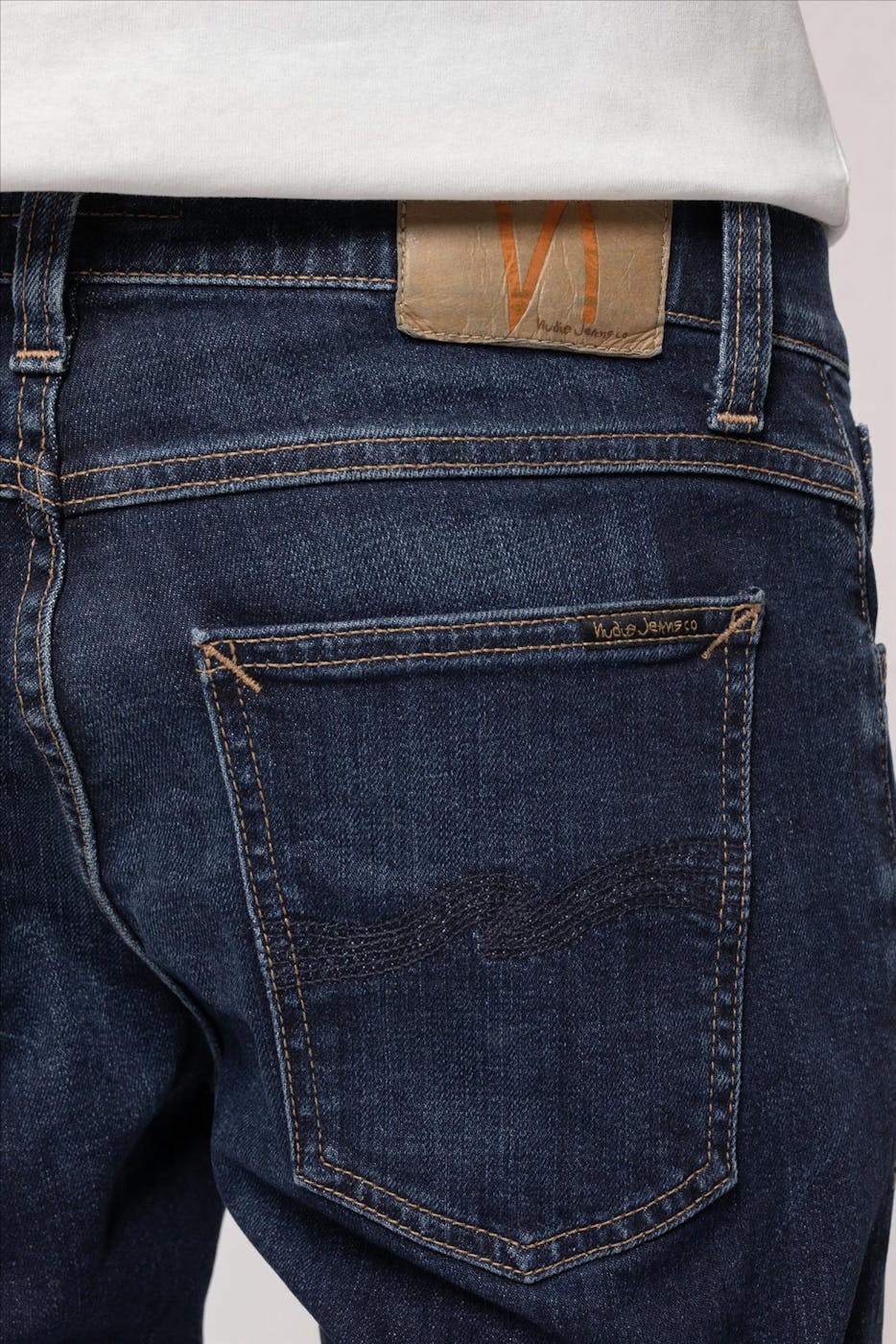 Nudie Jeans Co. - Donkerblauwe Tight Terry Jeans