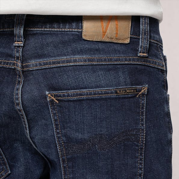Nudie Jeans Co. - Donkerblauwe Tight Terry Jeans