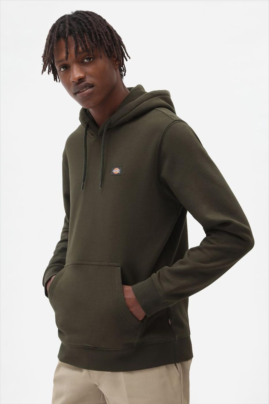 Dickies - Olijfgroene Oakport hoodie