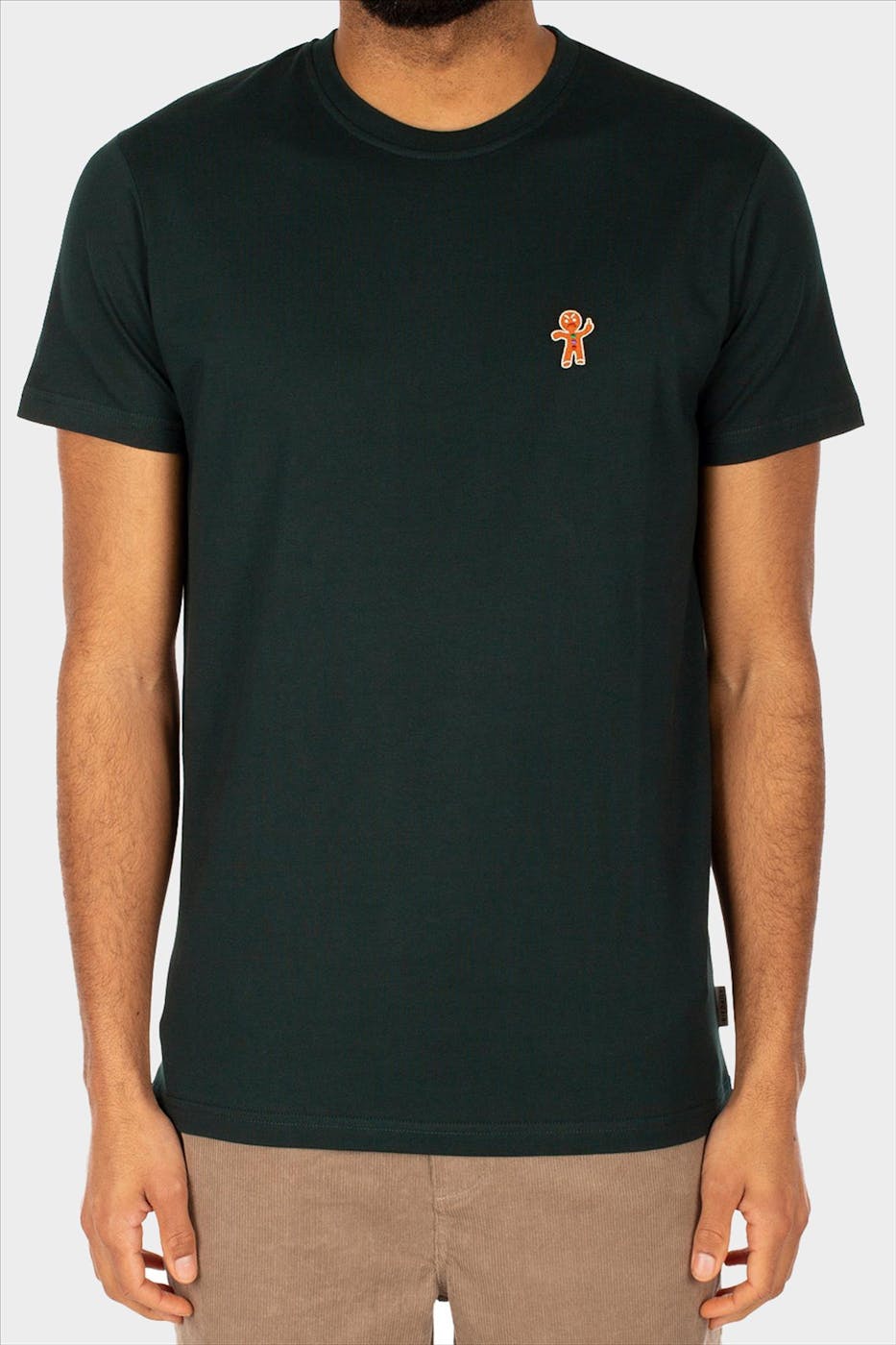 Iriedaily - Donkergroene Cookieman T-shirt
