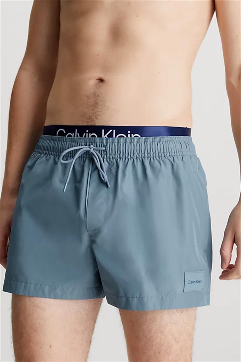 Calvin Klein Underwear - Blauwe Double zwemshort