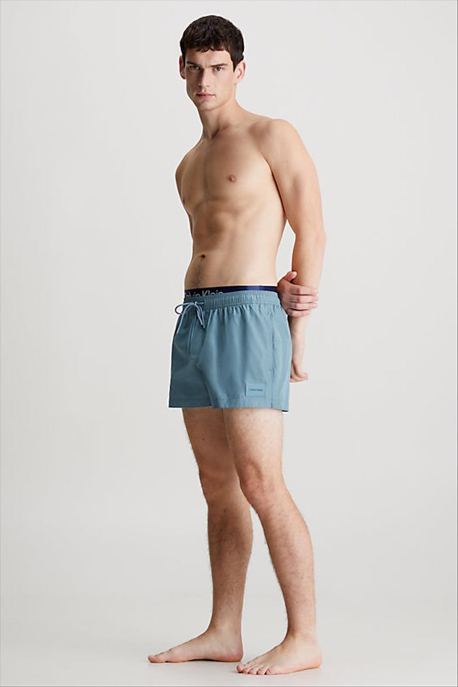 Calvin Klein Underwear - Blauwe Double zwemshort