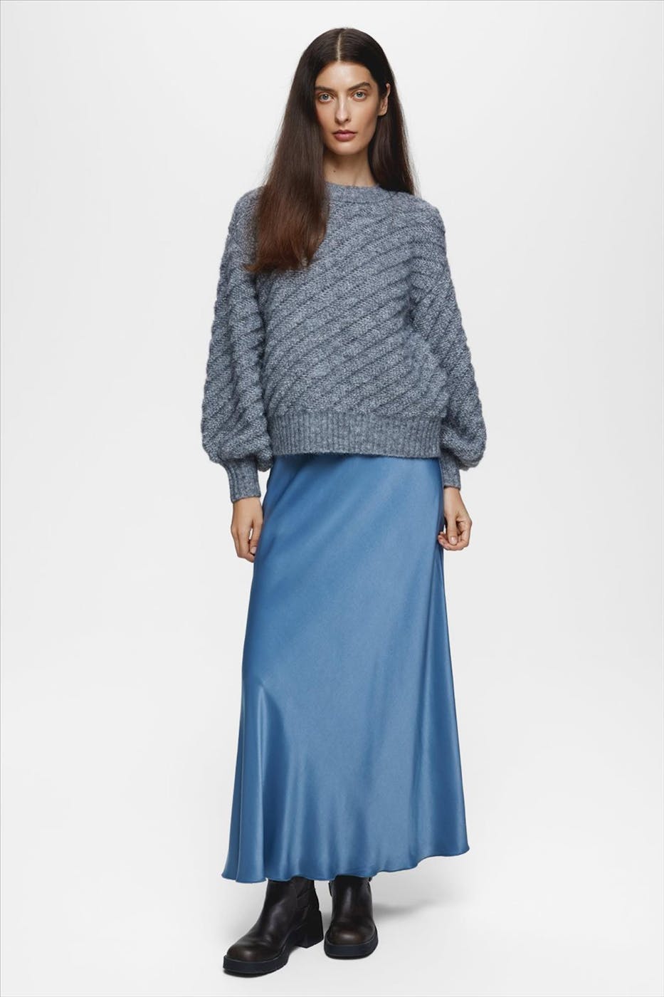 MSCH COPENHAGEN - Blauwe Nicolette Ullas rok