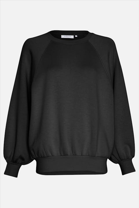 MOSS COPENHAGEN - Zwarte MSchima Q sweater
