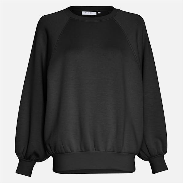 MOSS COPENHAGEN - Zwarte MSchima Q sweater