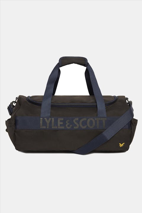 Lyle & Scott - Zwarte Recycled Duffel Bag