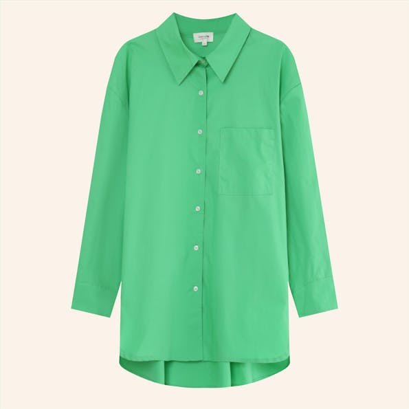 Grace & Mila - Groene Emmanuelle blouse