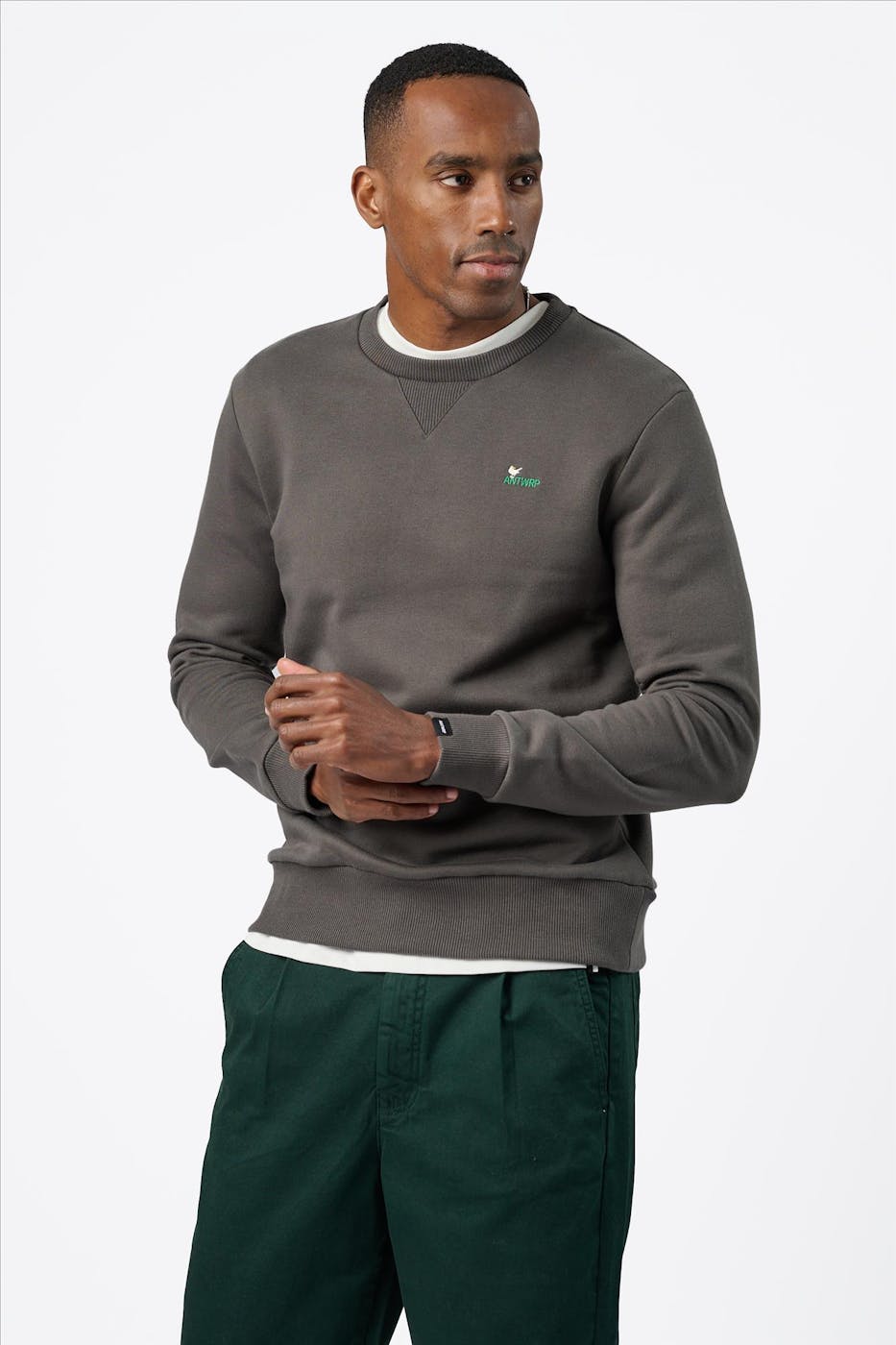 Antwrp - Donkergrijze Merel sweater