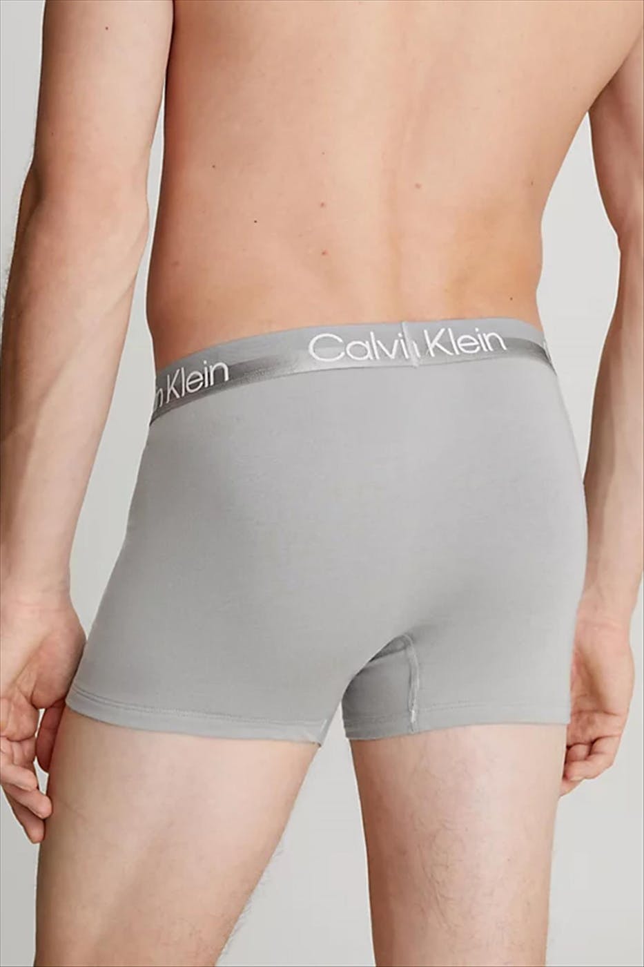 Calvin Klein Underwear - Grijs-Blauw-Zwarte Modern 3-pack boxershorts