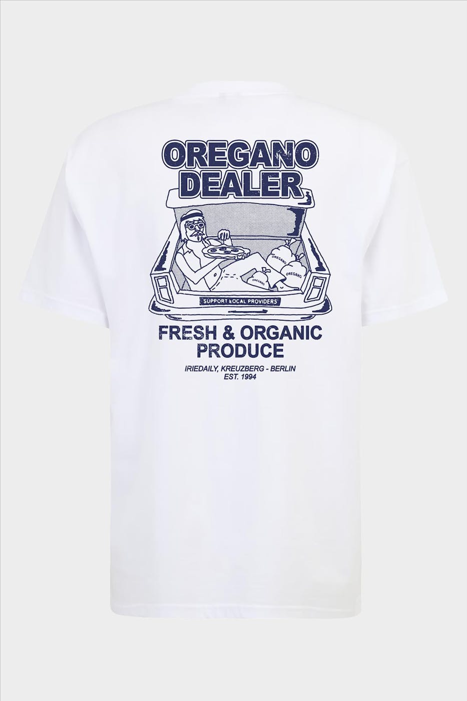Iriedaily - Witte Oregano Dealer T-shirt