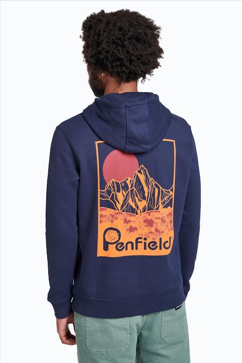 Penfield - Donkerblauwe Mountains hoodie