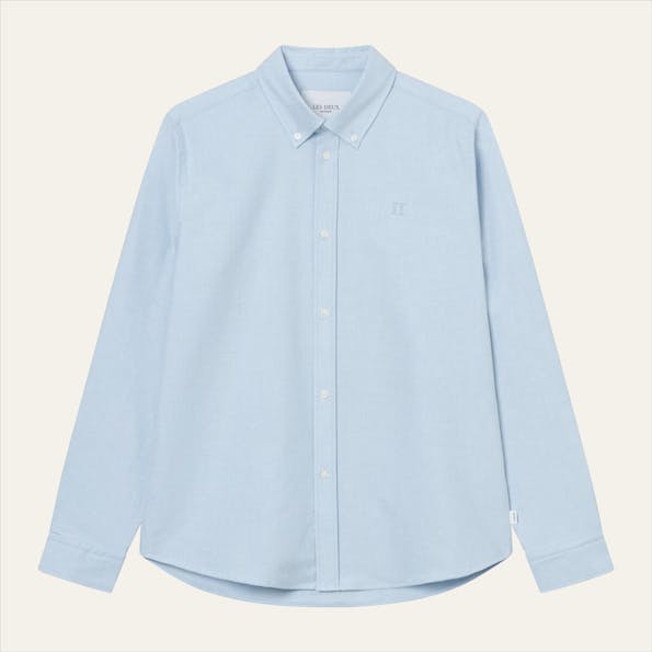 LES DEUX - Lichtblauw Konrad Oxford hemd