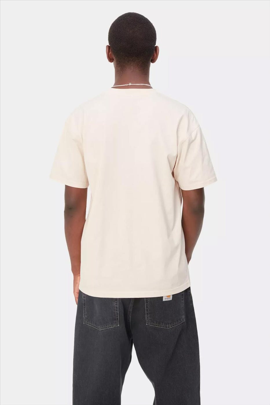 Carhartt WIP - Ecru American Script T-shirt
