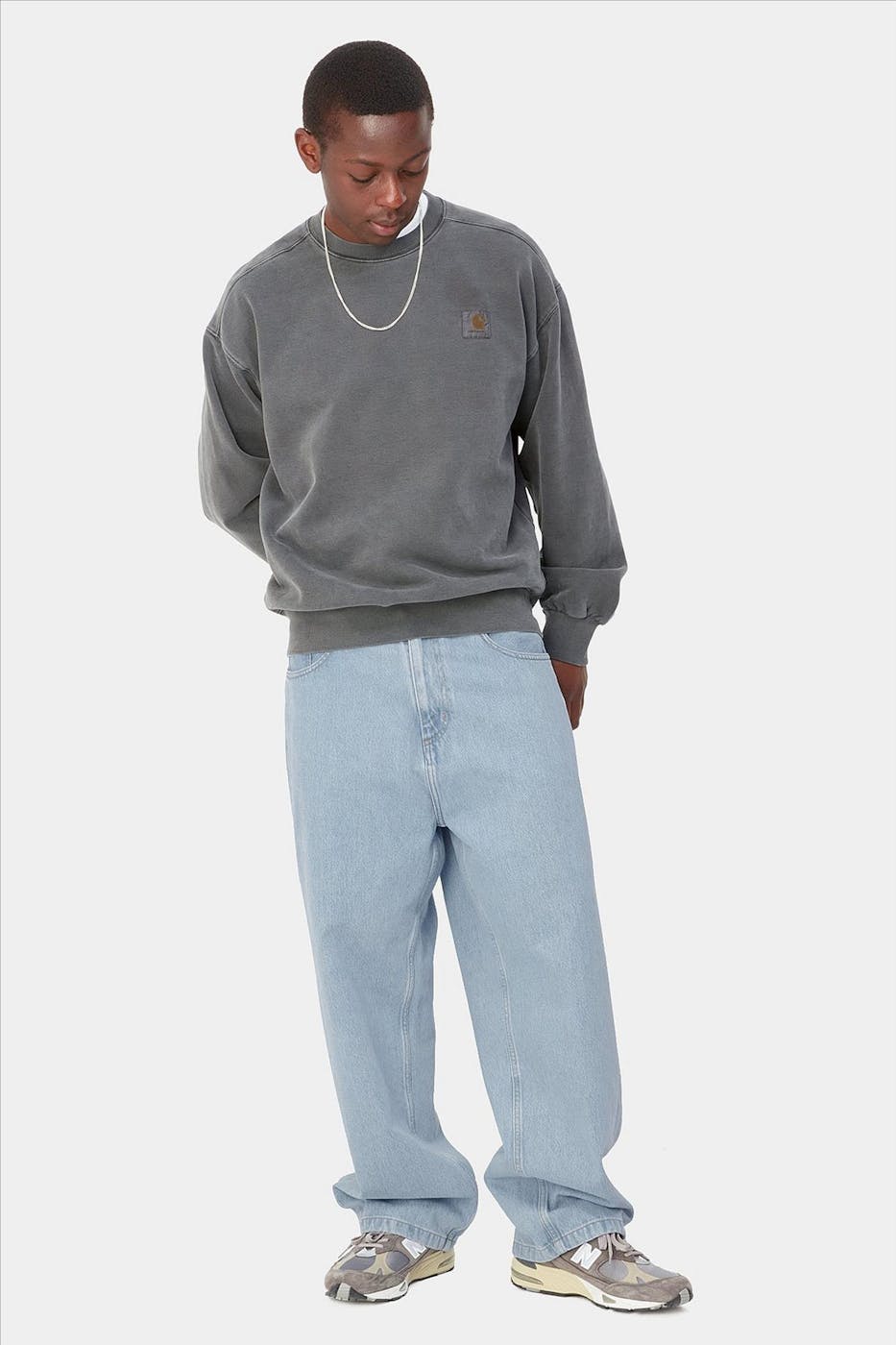 Carhartt WIP - Lichtblauwe Brandon pant