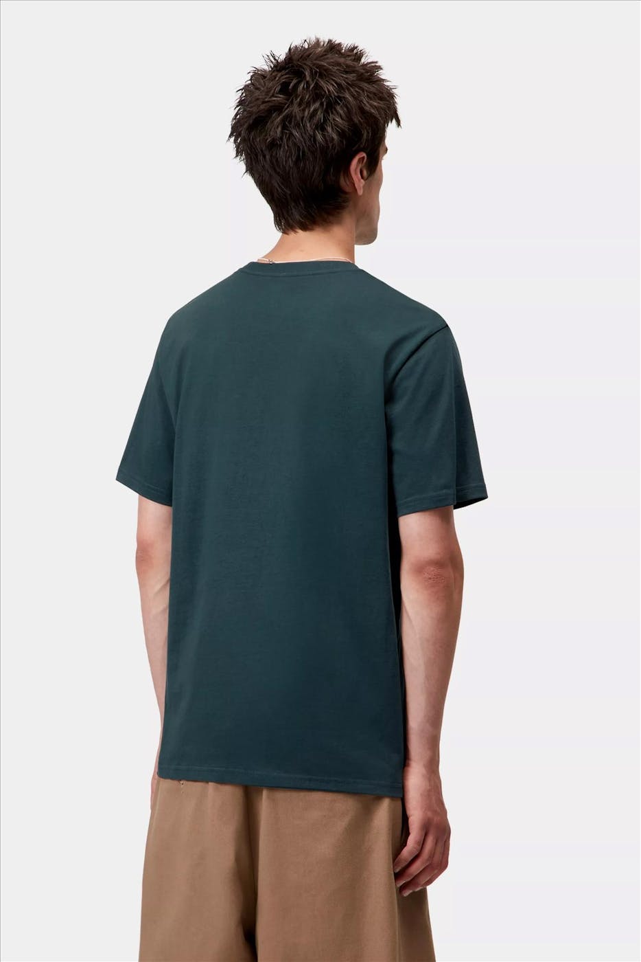 Carhartt WIP - Donkergroene Pocket T-shirt