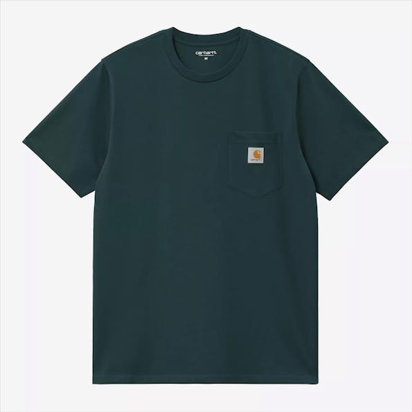 Carhartt WIP - Donkergroene Pocket T-shirt