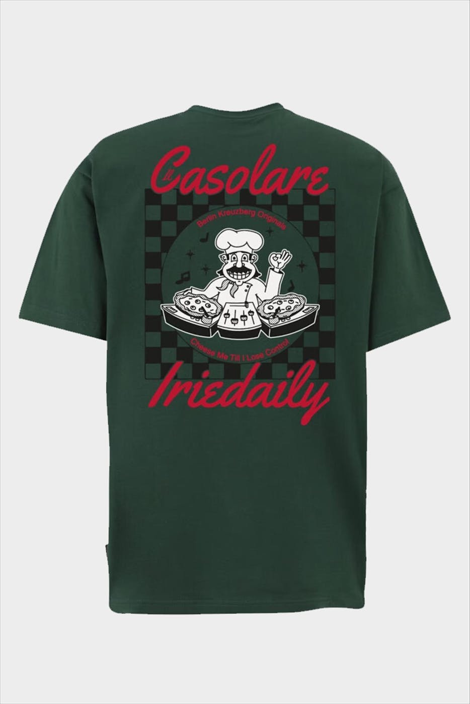 Iriedaily - Donkergroene ID x Casolare DJ T-shirt