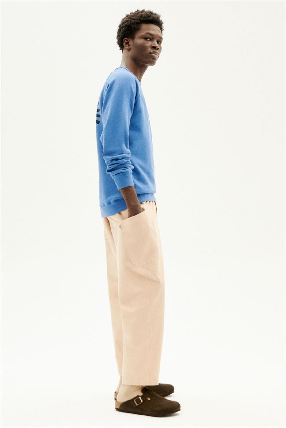 Thinking Mu - Lichtblauwe Soleil sweatshirt