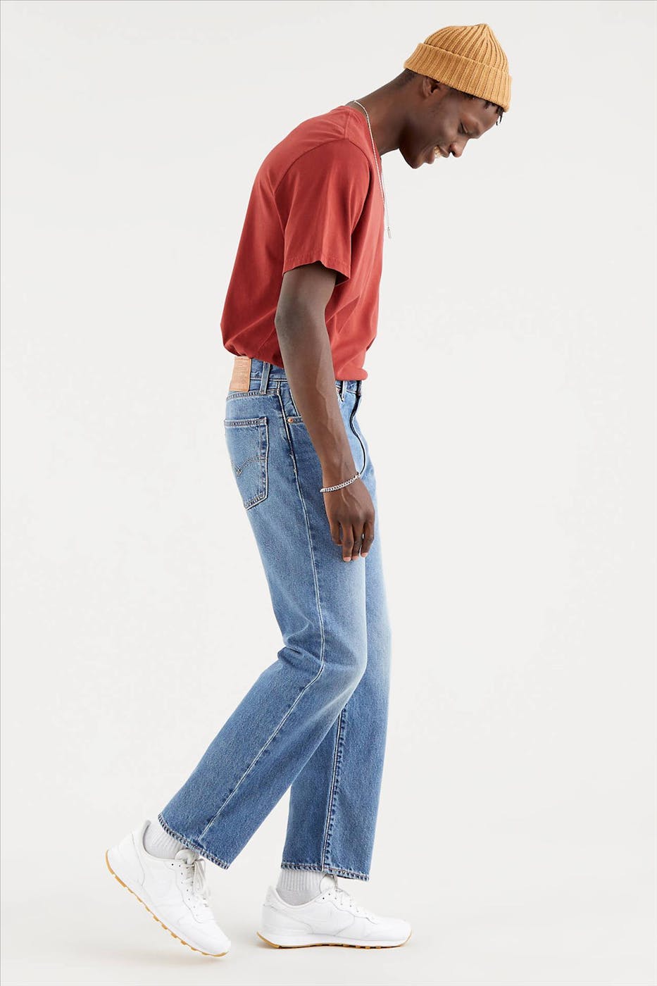 Levi's - Lichtblauwe 501 straight jeans