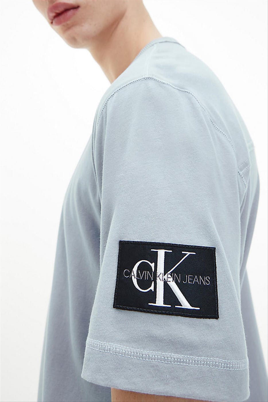 Calvin Klein Jeans - Blauwe Logo Embleem T-shirt