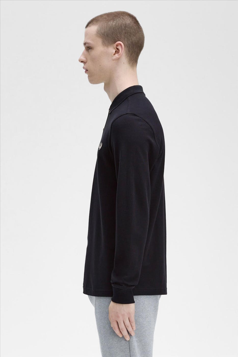 Fred Perry - Donkerblauwe Long Sleeve polo