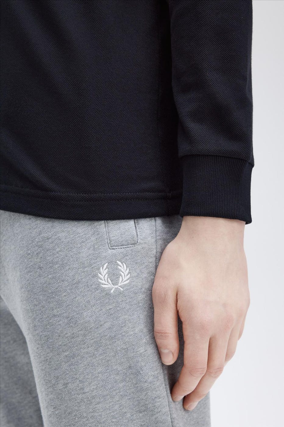 Fred Perry - Donkerblauwe Long Sleeve polo