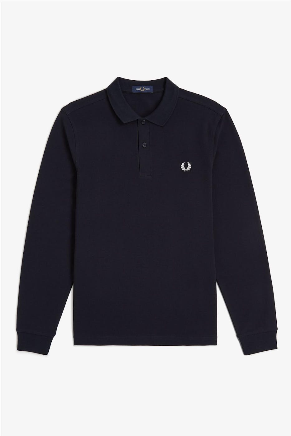 Fred Perry - Donkerblauwe Long Sleeve polo