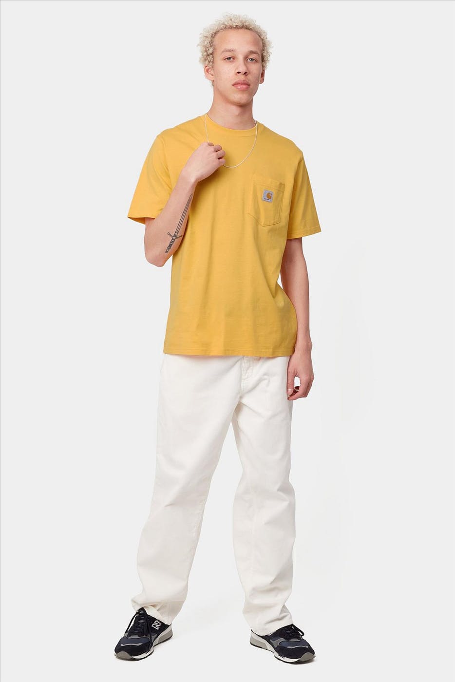 Carhartt WIP - Gele Pocket T-shirt